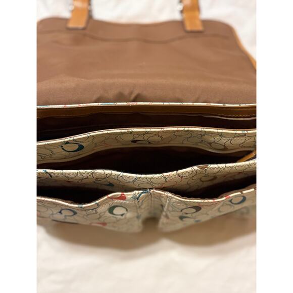 Coach Heritage Signature Messenger Shoulder Bag  F70287 SEE ALL PHOTOS - Picture 15 of 16